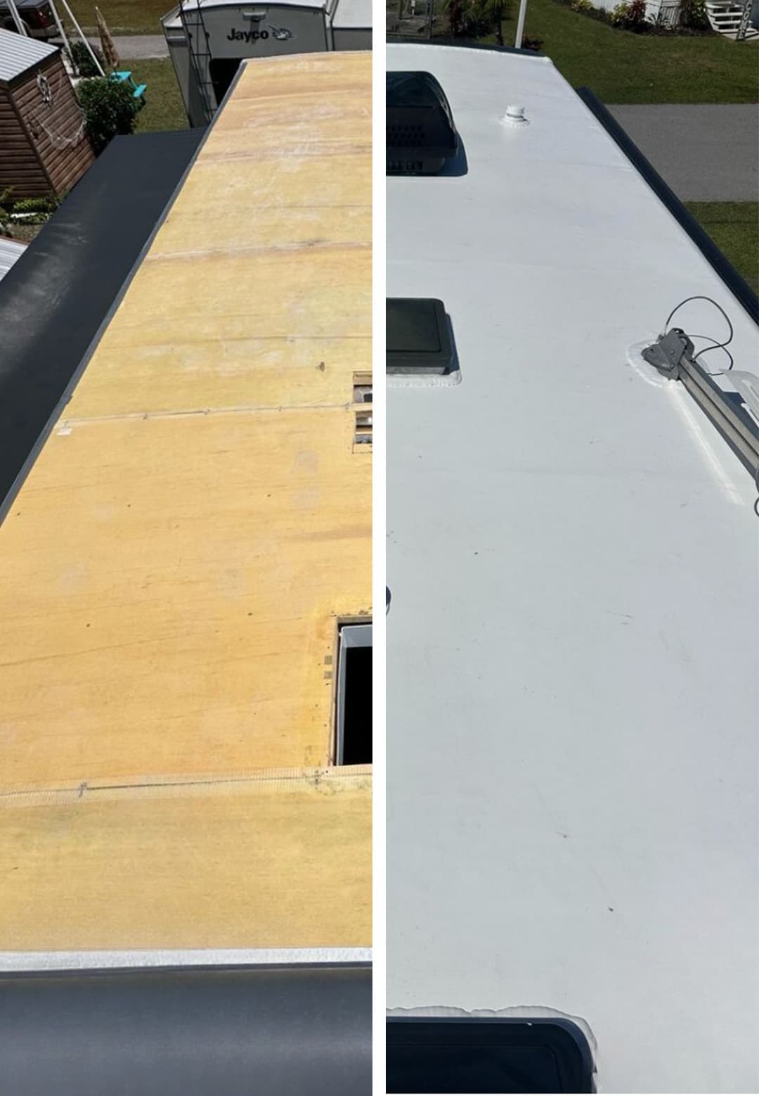 RV roof replacement