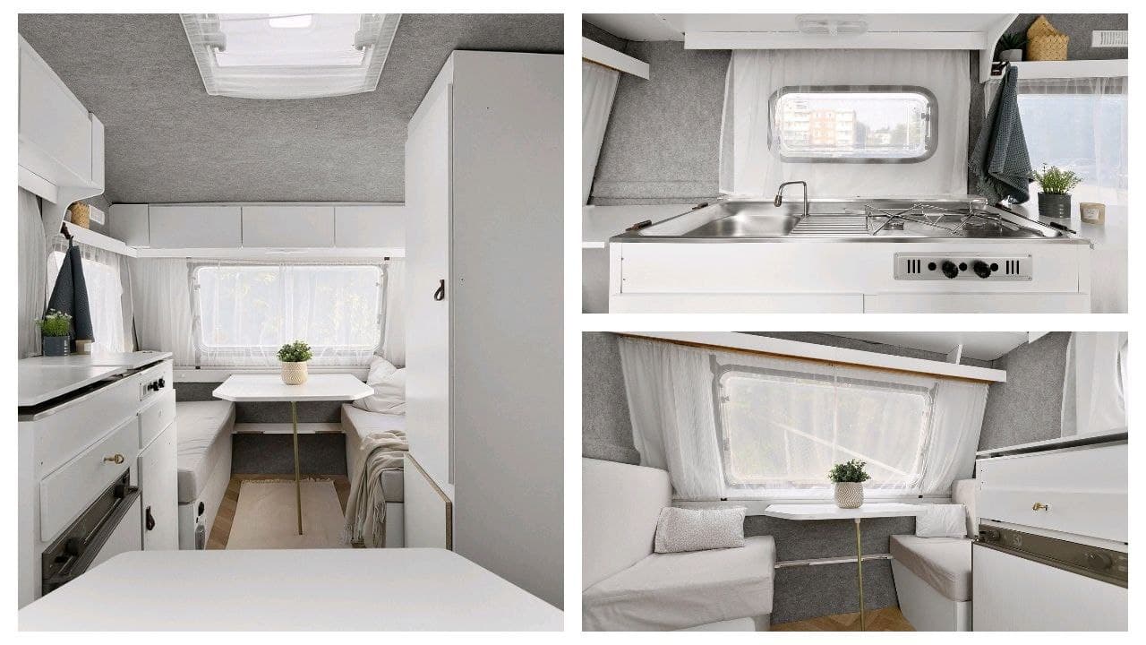 Towable trailer interior