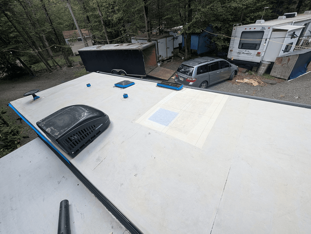 New OSB with reinforcing fabric