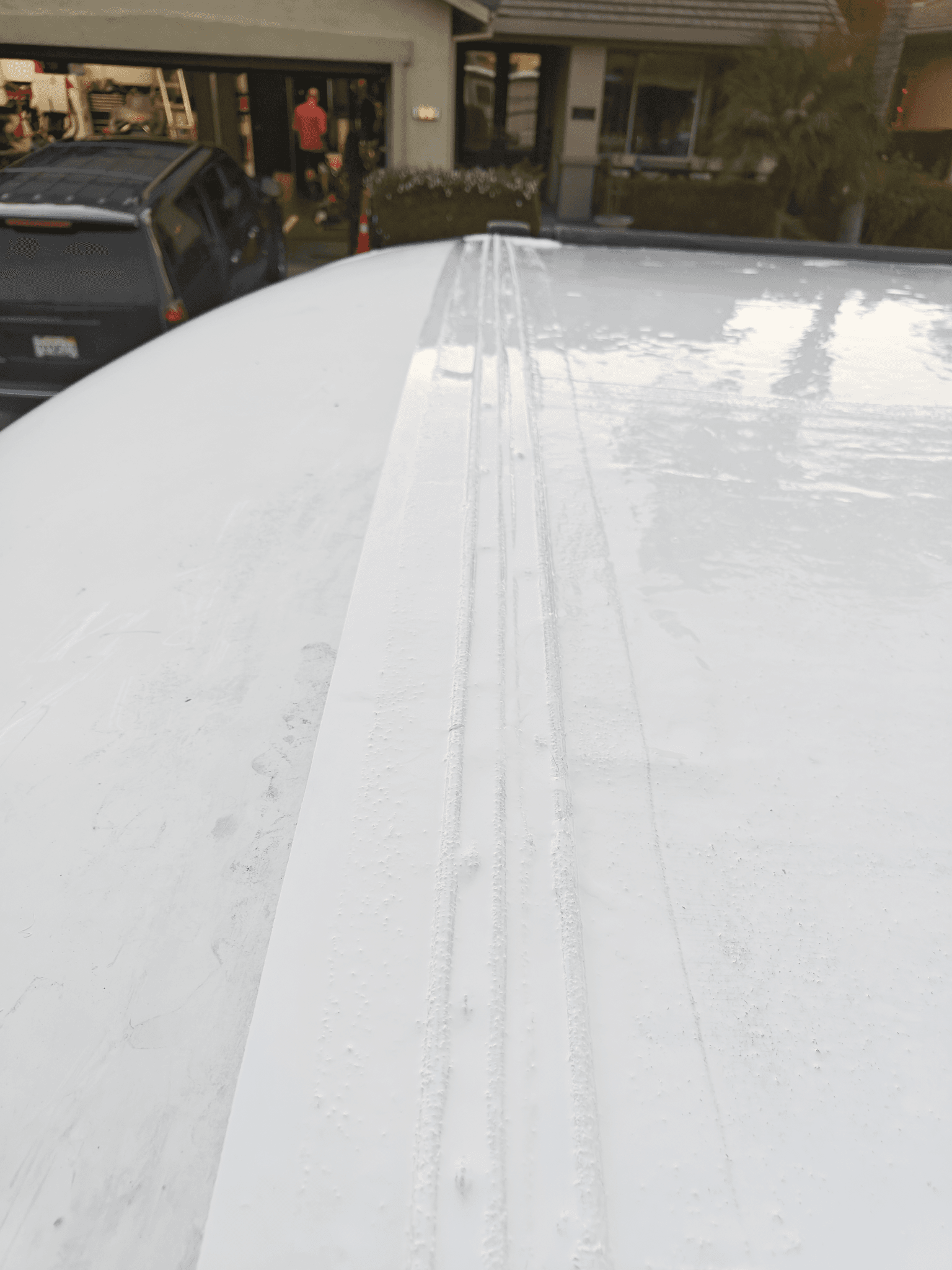 Finished RV roof coating system