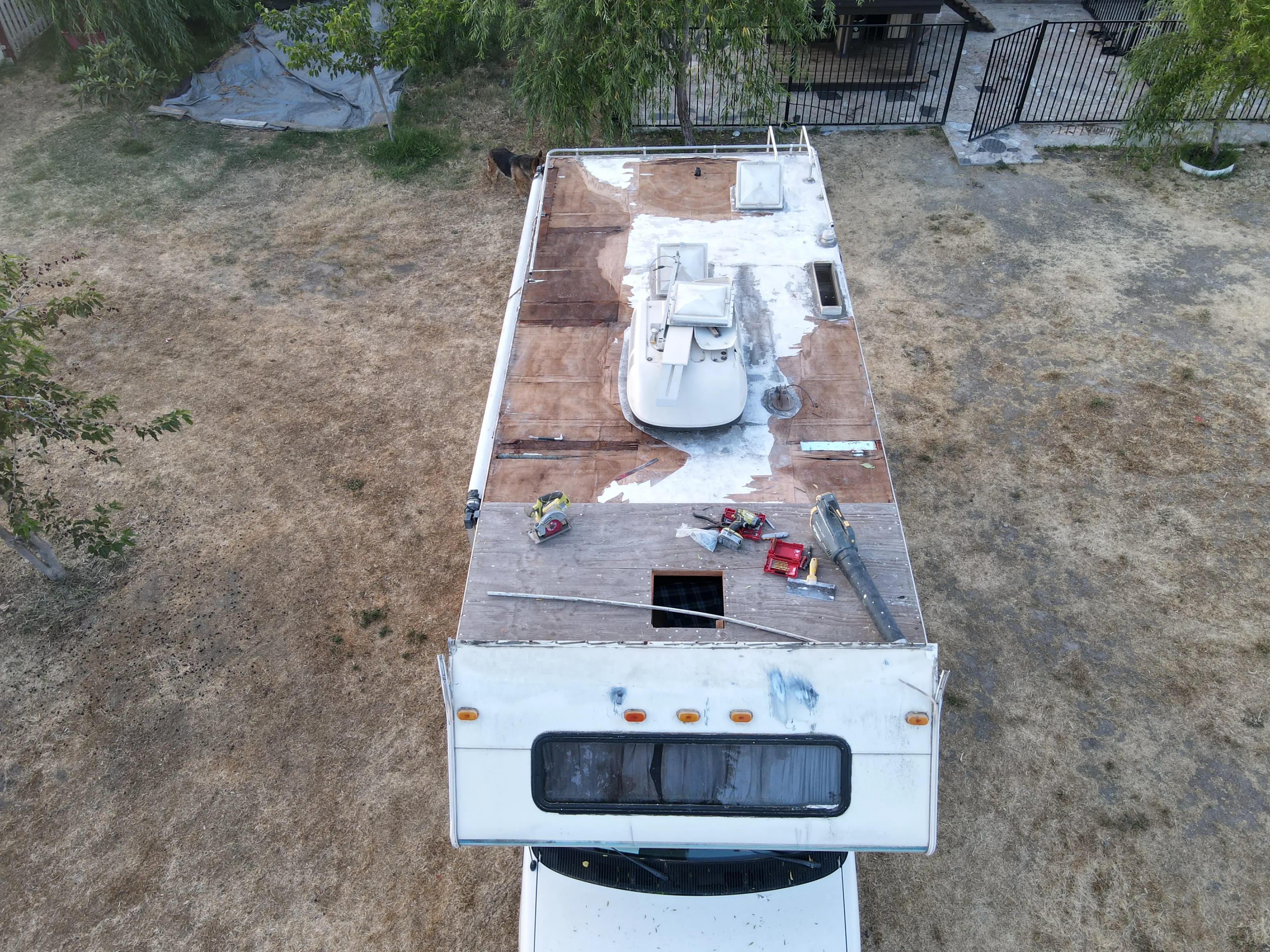 motorhome ceiling repair